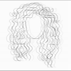 الشعر المجعد